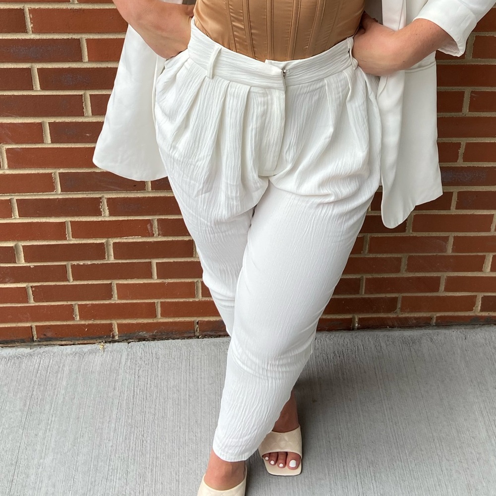 White Shein Trousers